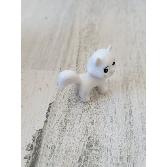 SML white tabby cat pet doll accessory toy - Picture 2 of 4